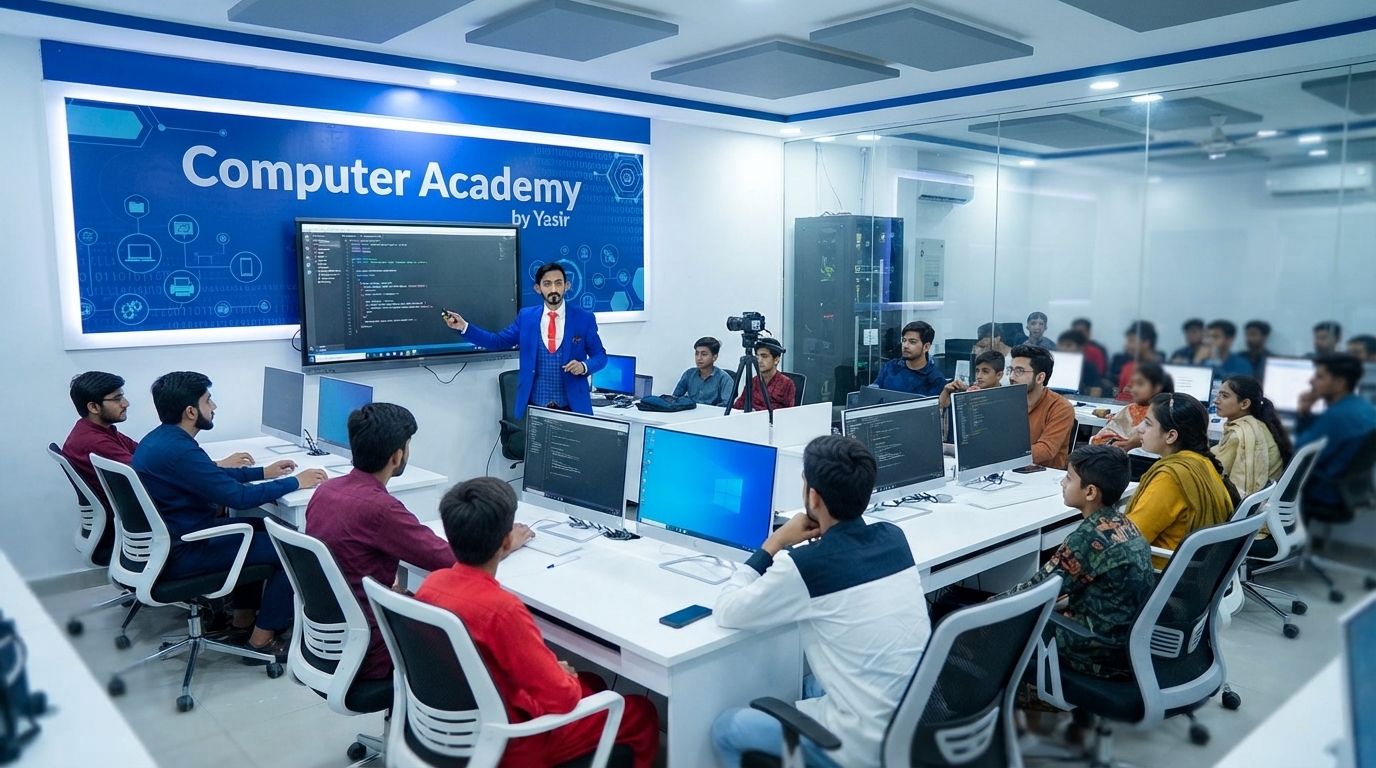 Computer training lab students l… 202607272310 1 | Computer Academy by Yasir